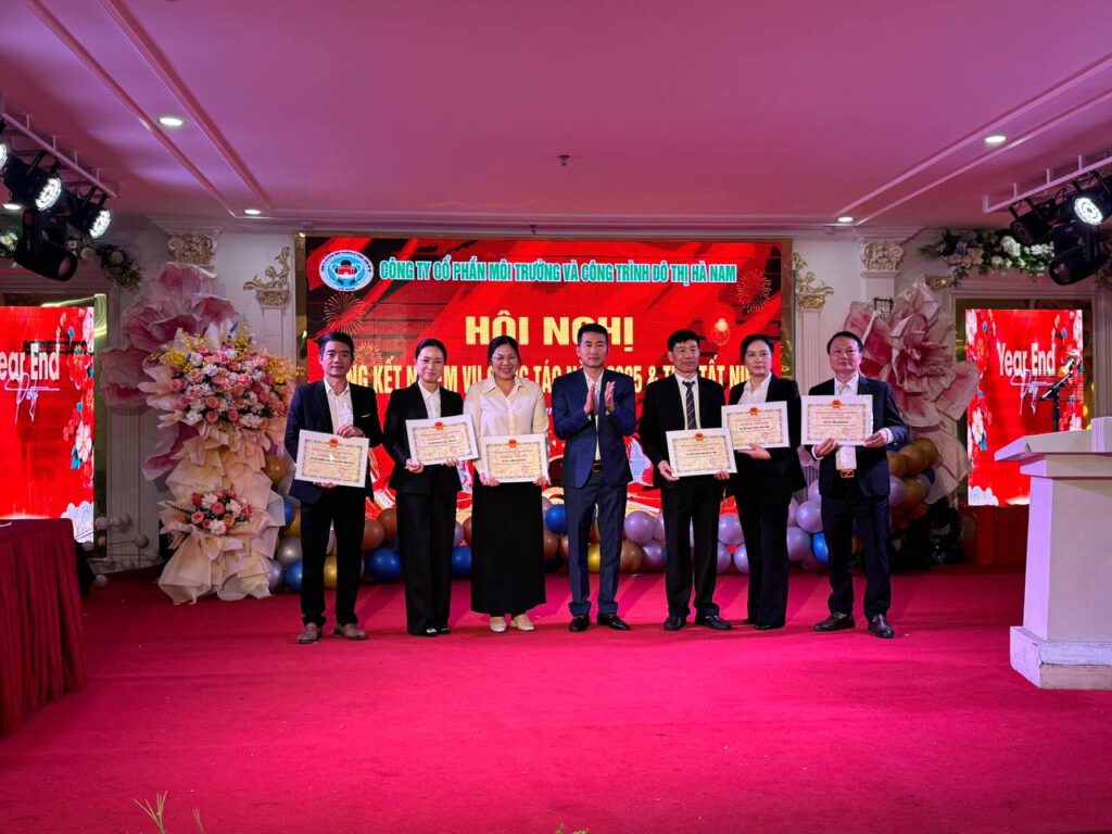 TẤT NIÊN CÔNG TY CỔ PHẦN MÔI TRƯỜNG VÀ CÔNG TRÌNH ĐÔ THỊ HÀ NAM – NHÌN LẠI HÀNH TRÌNH MỘT NĂM ĐÁNG NHỚ